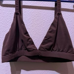Skims cotton jersey triangle bralette